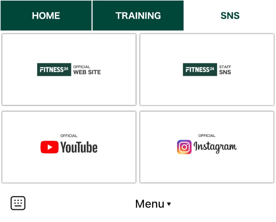 FITNESS24_OFFICIALのLINEリッチメニューデザイン_2