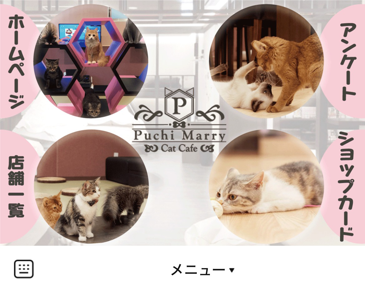 Puchi MarryのLINEリッチメニューデザインのサムネイル